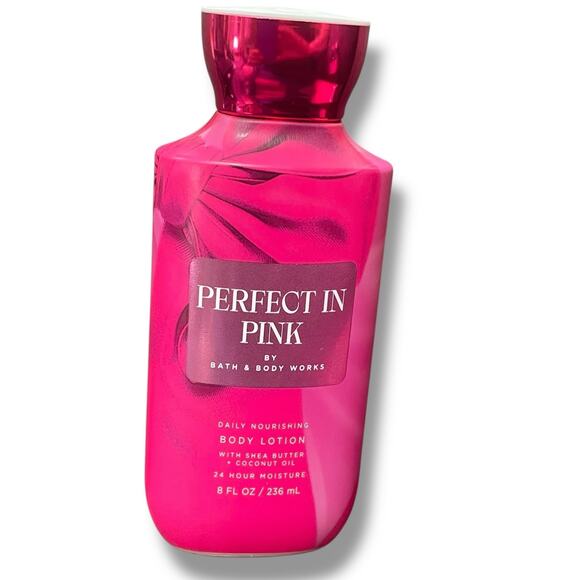 Bath & Body Works Perfect in Pink Body Care Mist Cream Lotion Wash Gift Lot of 4 - Picture 8 of 12